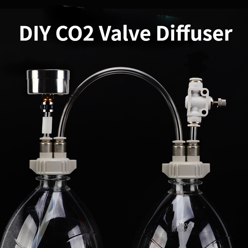 Glass Co2 Drop Checker - DIY CO2 Valve Diffuser Aquarium Supply