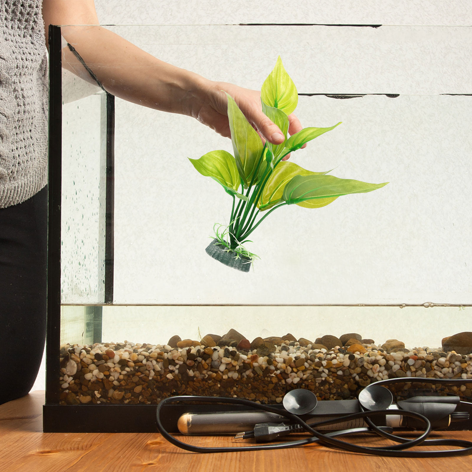 Non Planted Aquarium Fish - Premium Resin Artificial Aquarium Plants Fish