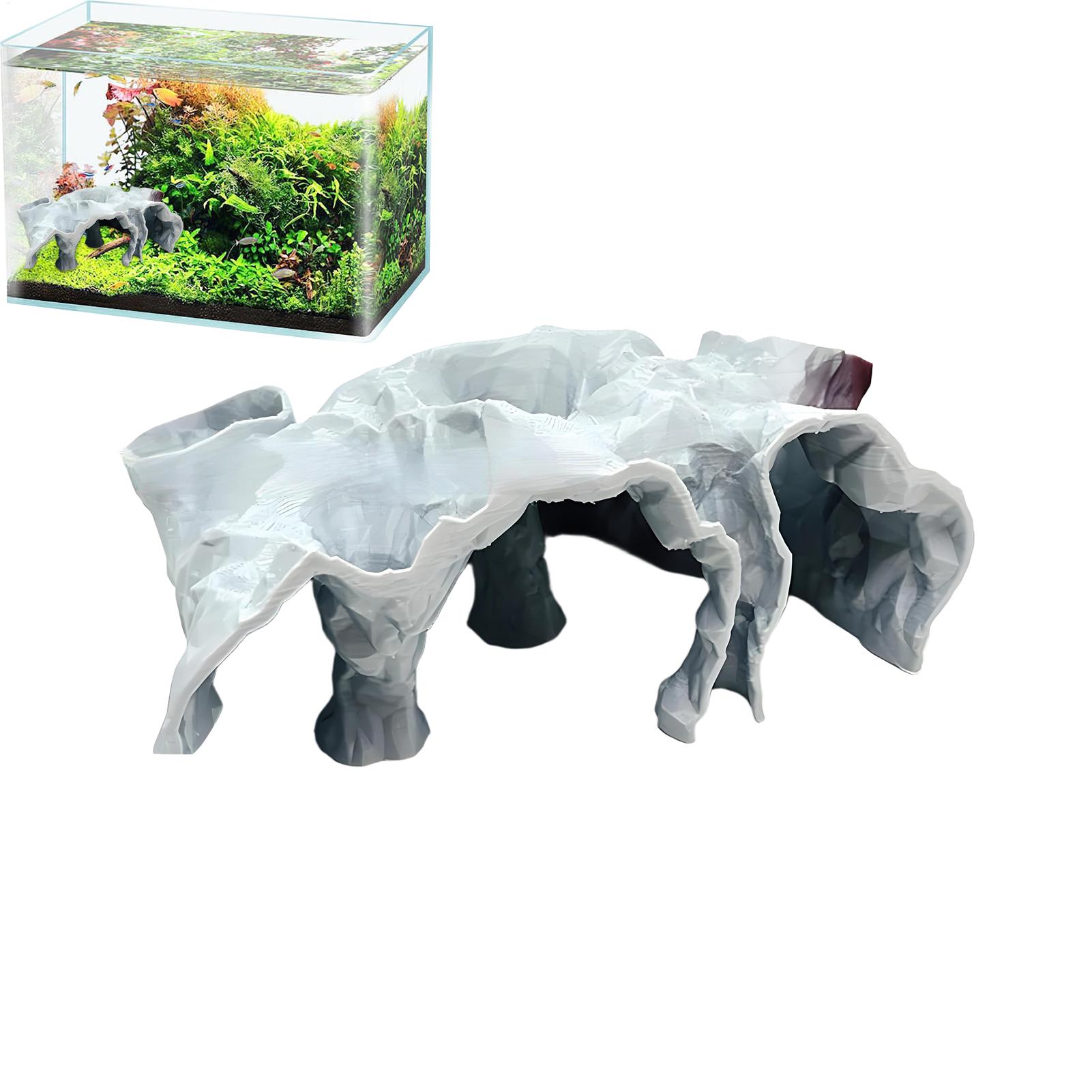 Planted Aquarium Betta - Fish Tank Cave Aquarium Underground Tunnel
