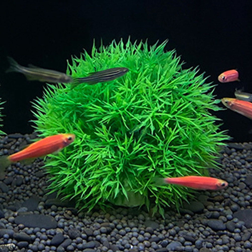 Non Planted Aquarium Fish - 4Pcs Lifelike Artificial Aquarium Plants Balls