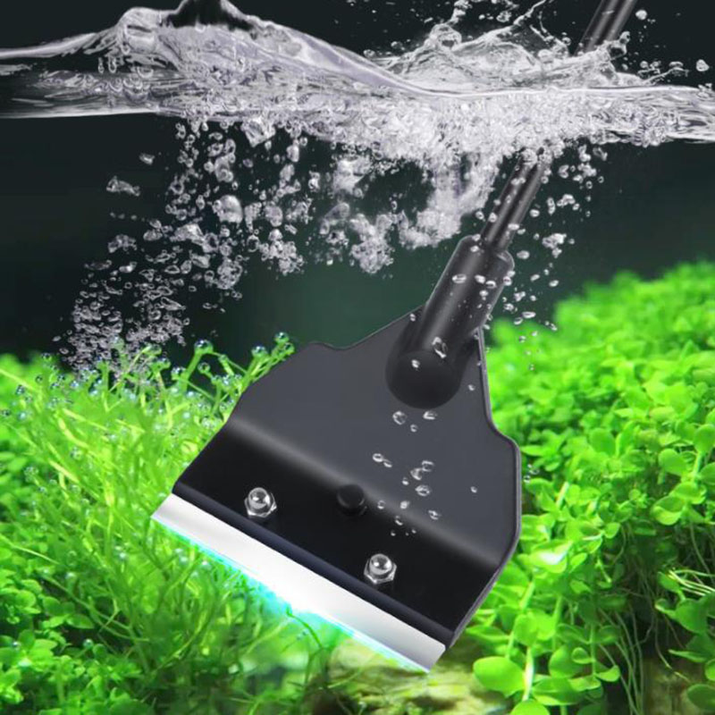 Planted Aquarium Algae Remover - Wide Blade 6cm Light Weight Aquarium