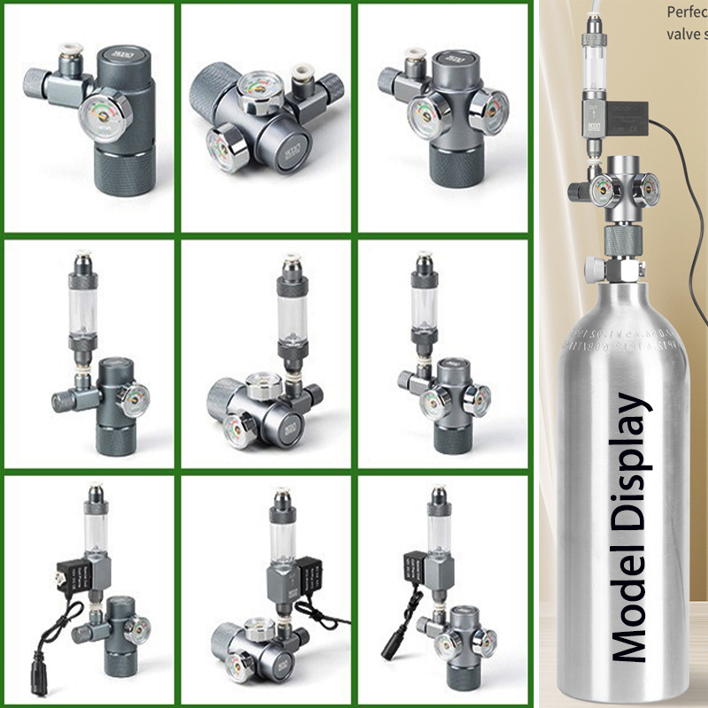 Glass Co2 Drop Checker - Aquarium DIY CO2 Pressure Reducing Valve