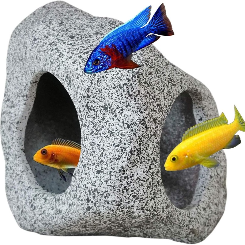 Aquarium Plant Grass - Fish Tank Cave Stone Landscaping Decoration