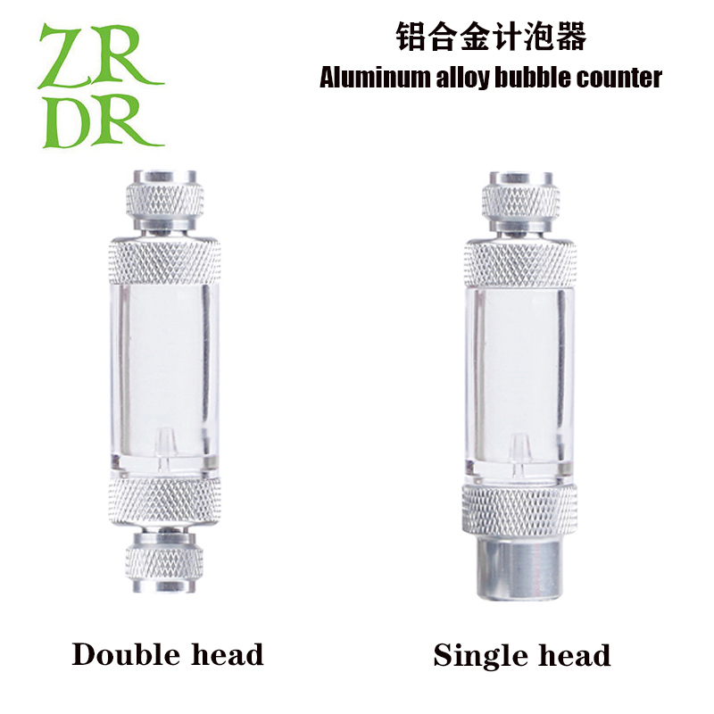 Glass Co2 Drop Checker - ZRDR aquarium Check Valve-Regulator Diffuser Reactor