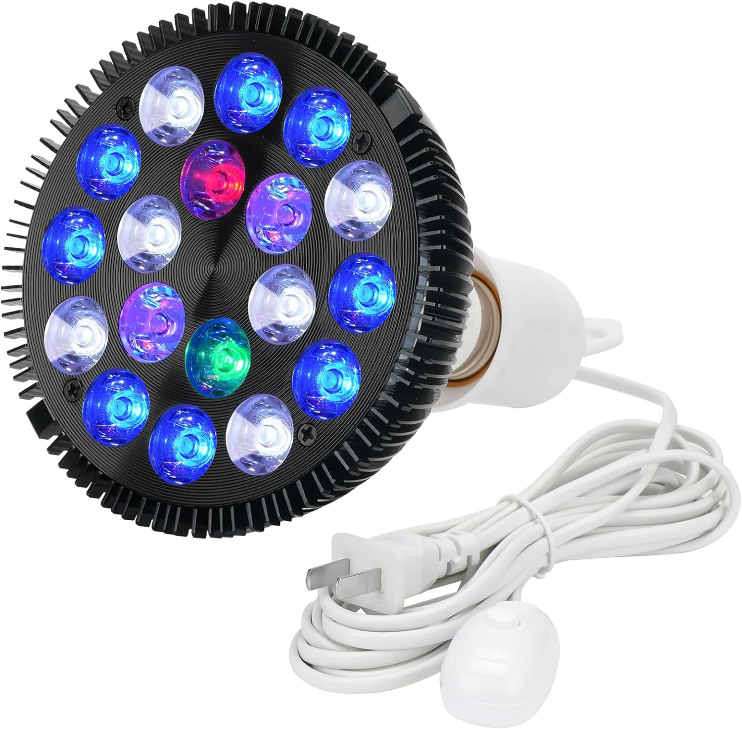 Planted Aquarium Uv Light - LED Aquarium Lights Bulb 18W Saltwater