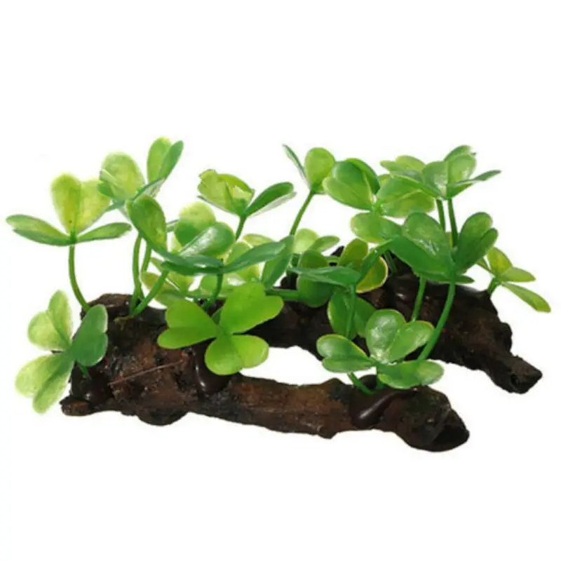 Plastic Artificial Turtle Tree - Planted Aquarium With Driftwood incelemesi ve fiyatı
