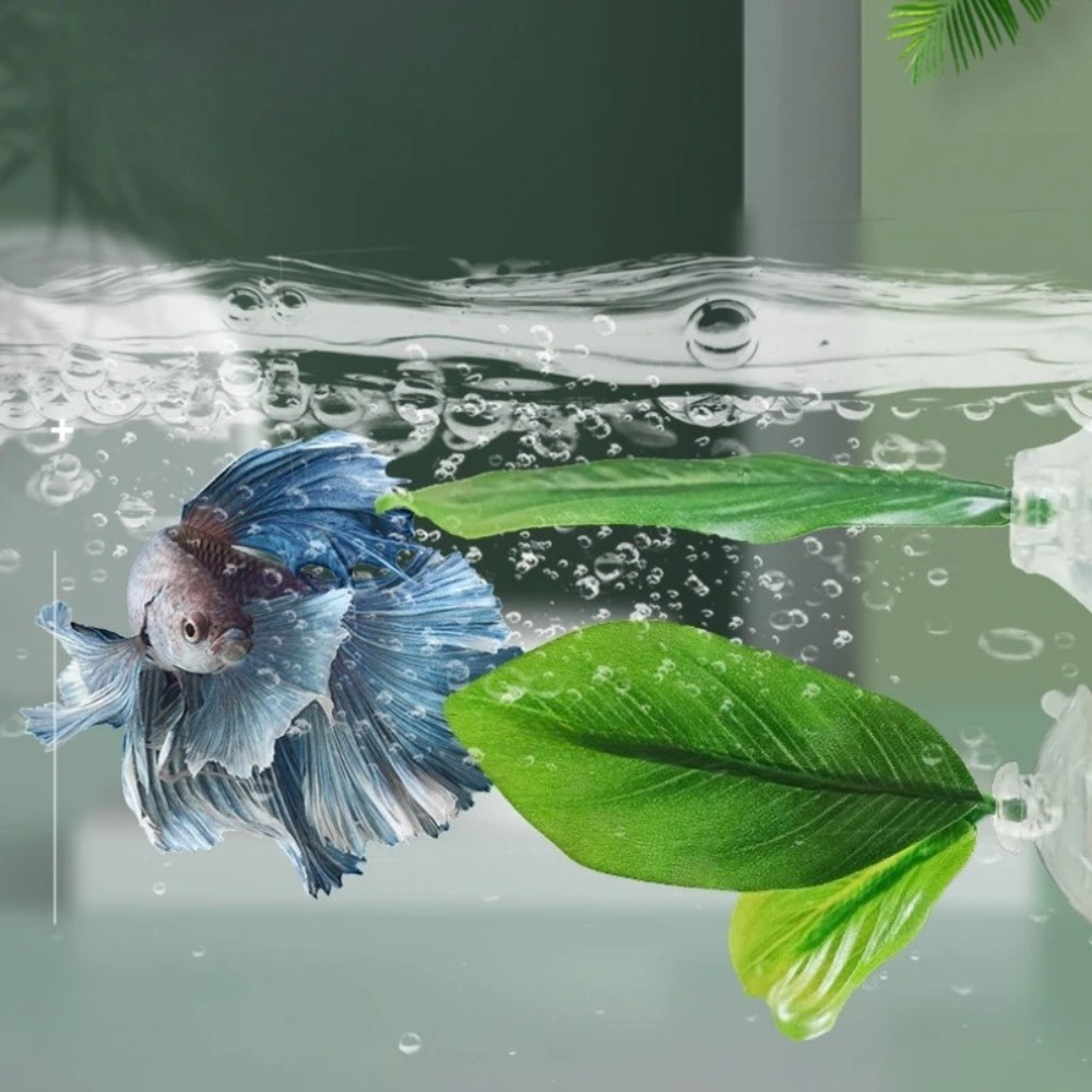 Lotus leaf Betta Fish Hammock  - Planted Aquarium Betta incelemesi ve fiyatı