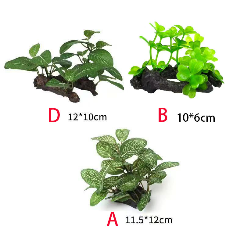 Plastic Artificial Turtle Tree - Planted Aquarium With Driftwood incelemesi ve fiyatı