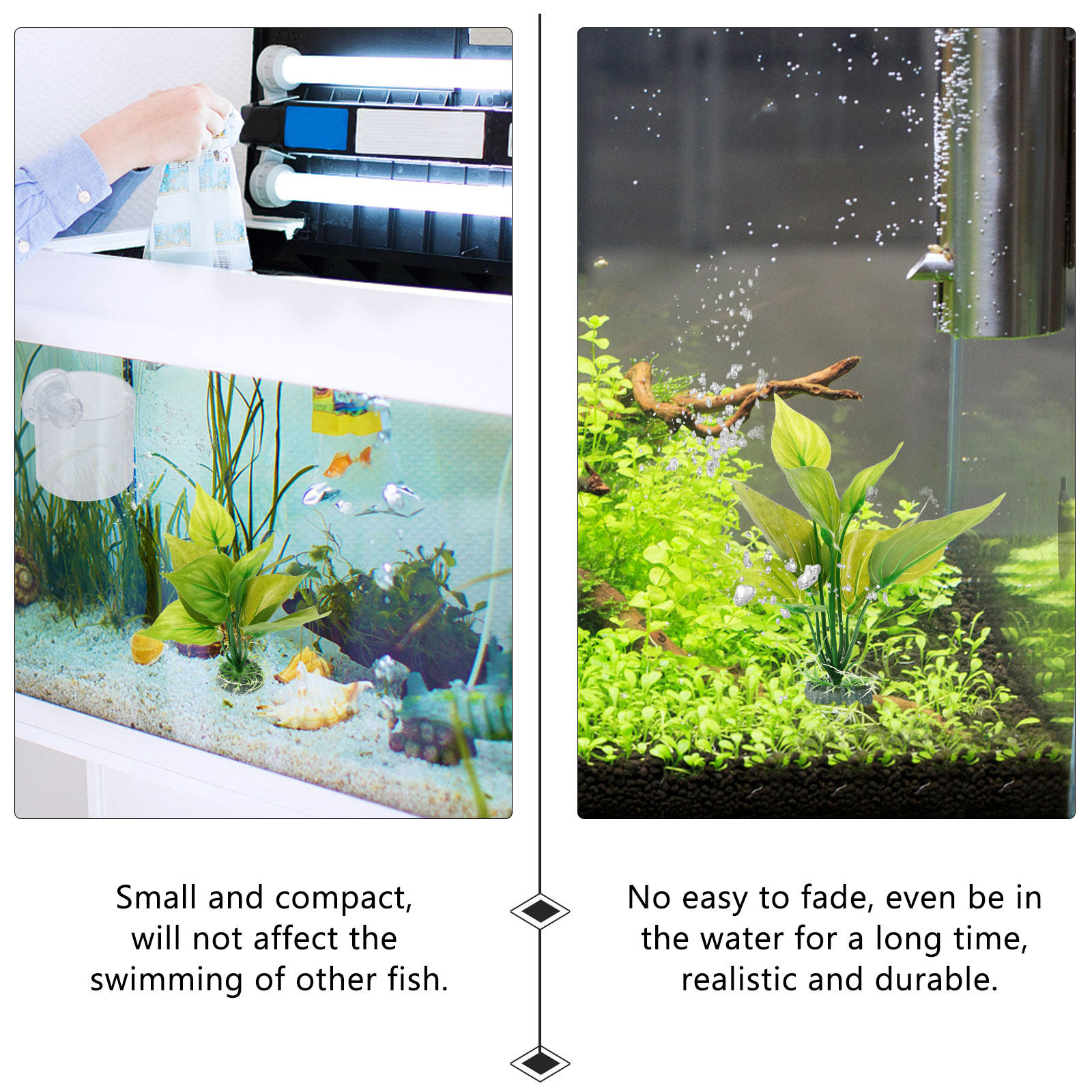 Premium Resin Artificial Aquar - Non Planted Aquarium Fish incelemesi ve fiyatı