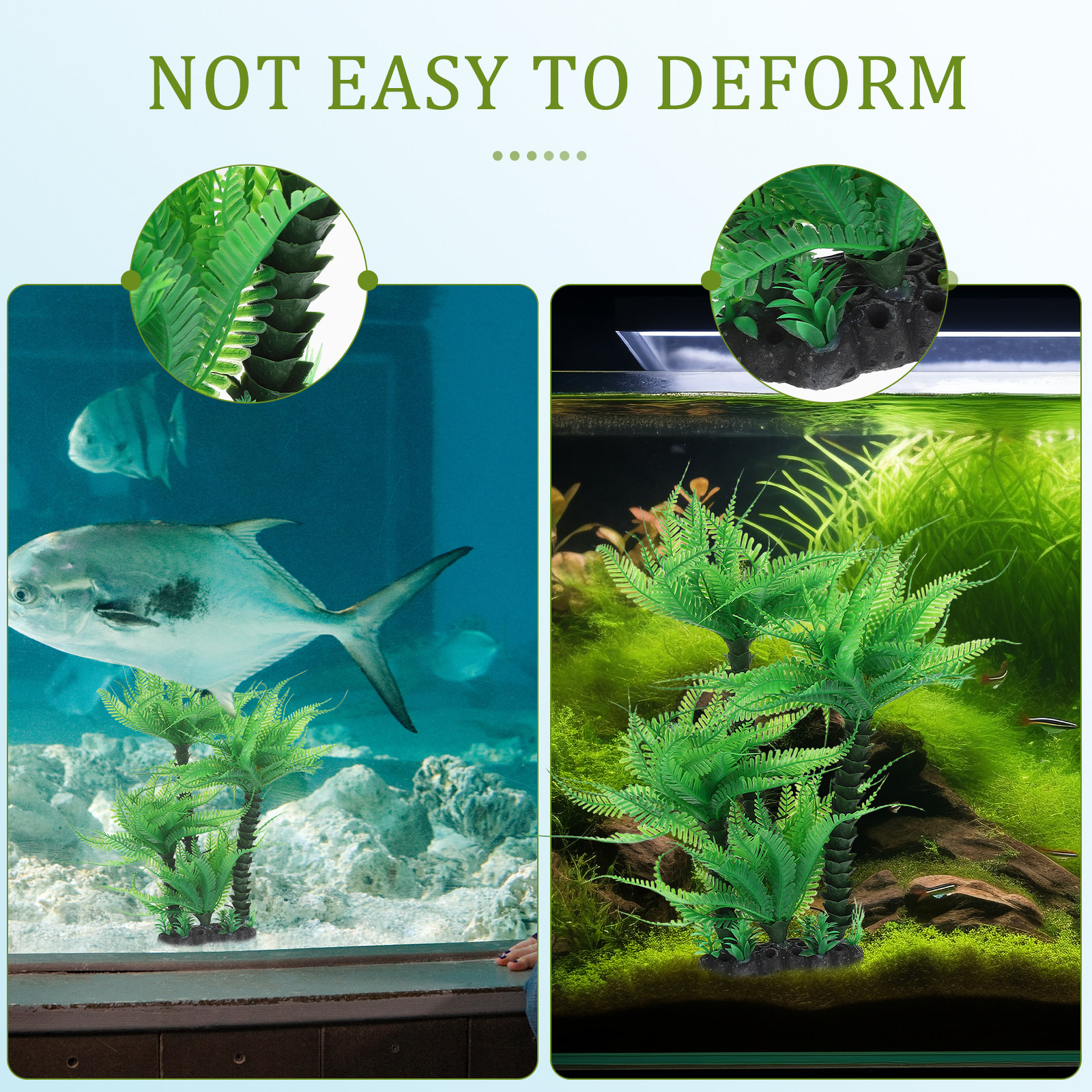 Artificial Aquarium Plants Set - Non Planted Aquarium Fish incelemesi ve fiyatı