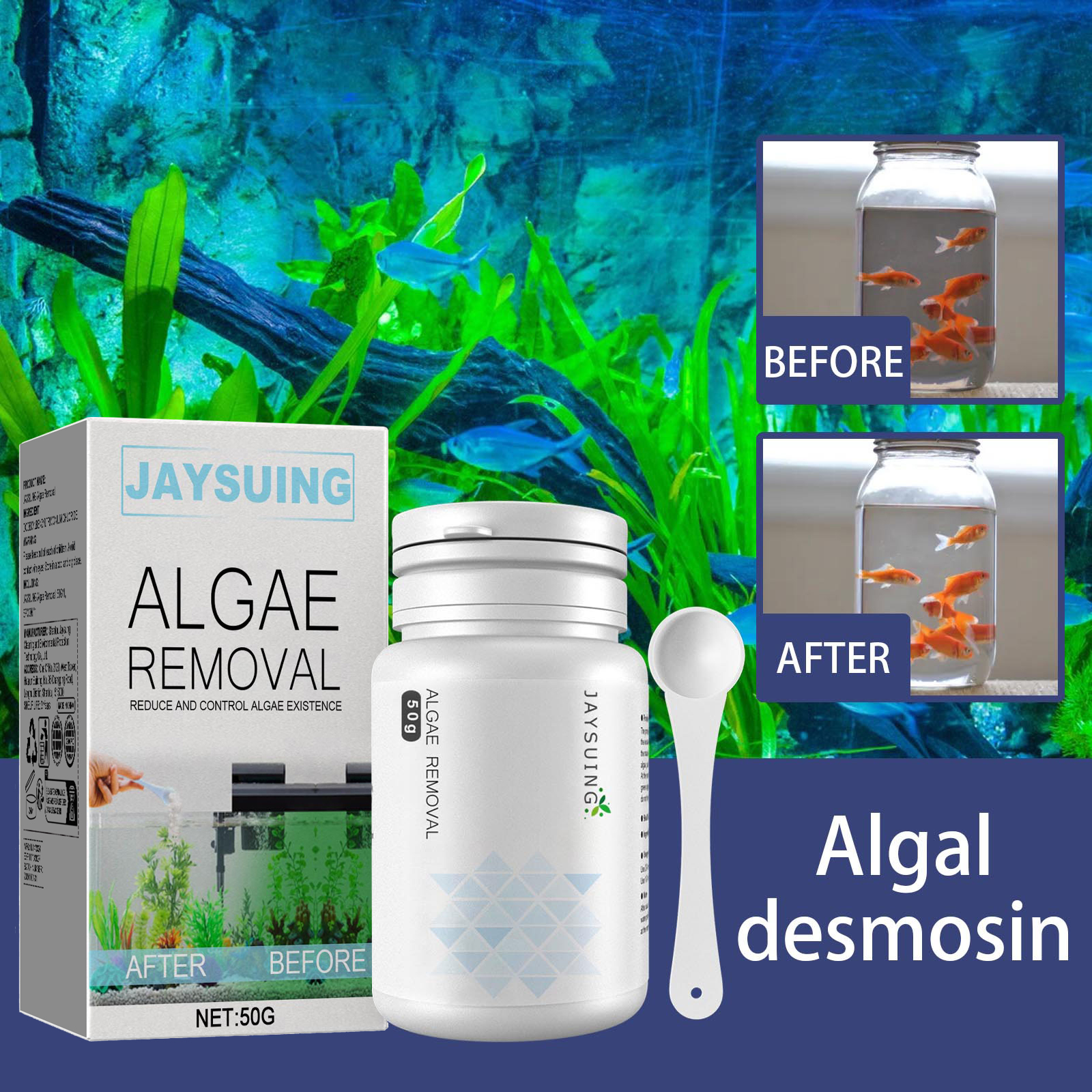 Algae and moss remover; green  - Planted Aquarium Algae Remover incelemesi ve fiyatı