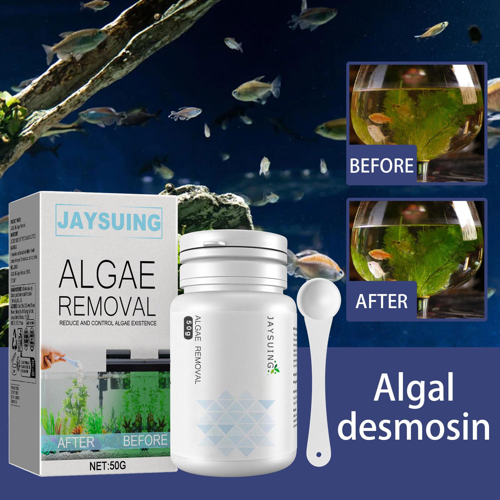 Algae and moss remover; green  - Planted Aquarium Algae Remover incelemesi ve fiyatı