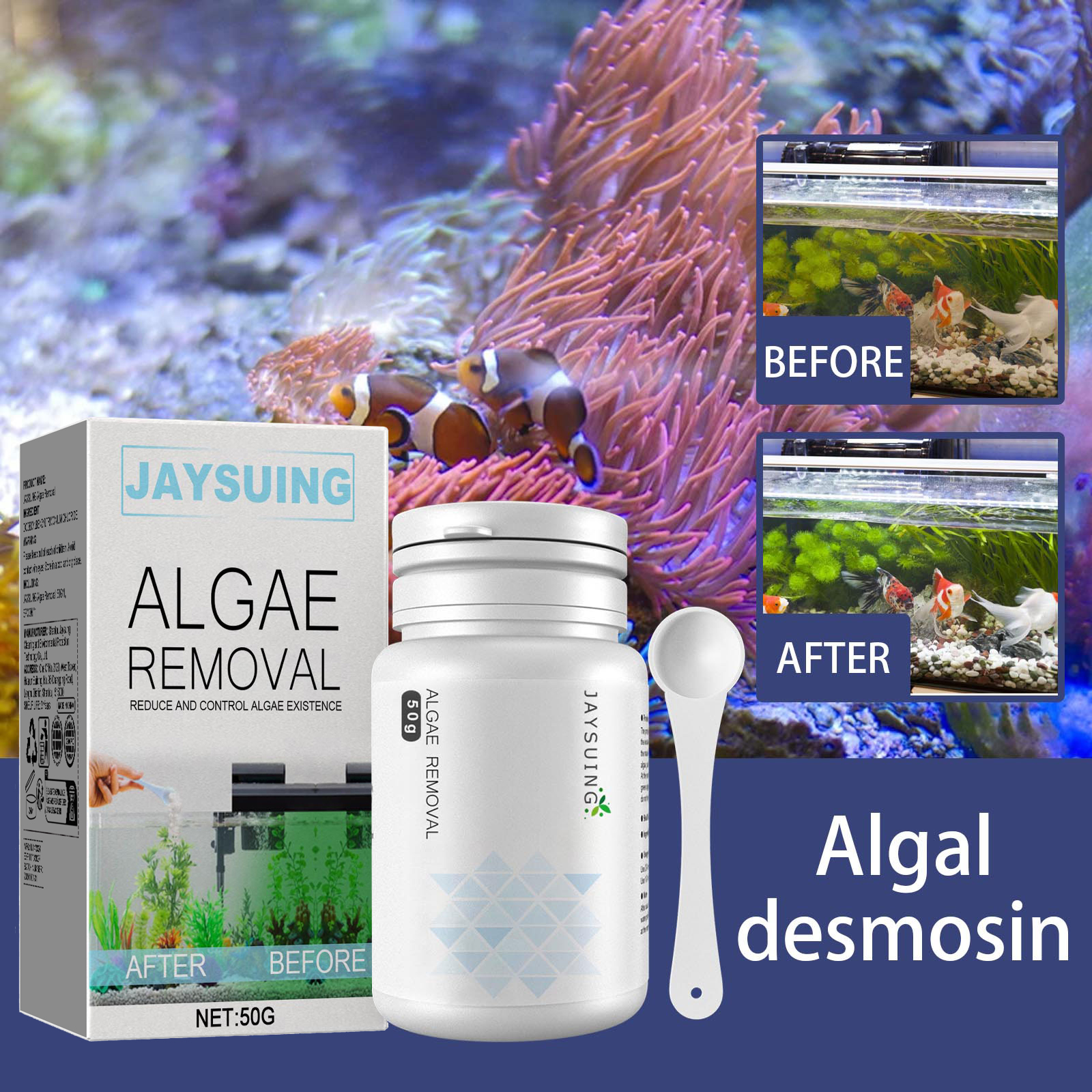 Algae and moss remover; green  - Planted Aquarium Algae Remover incelemesi ve fiyatı