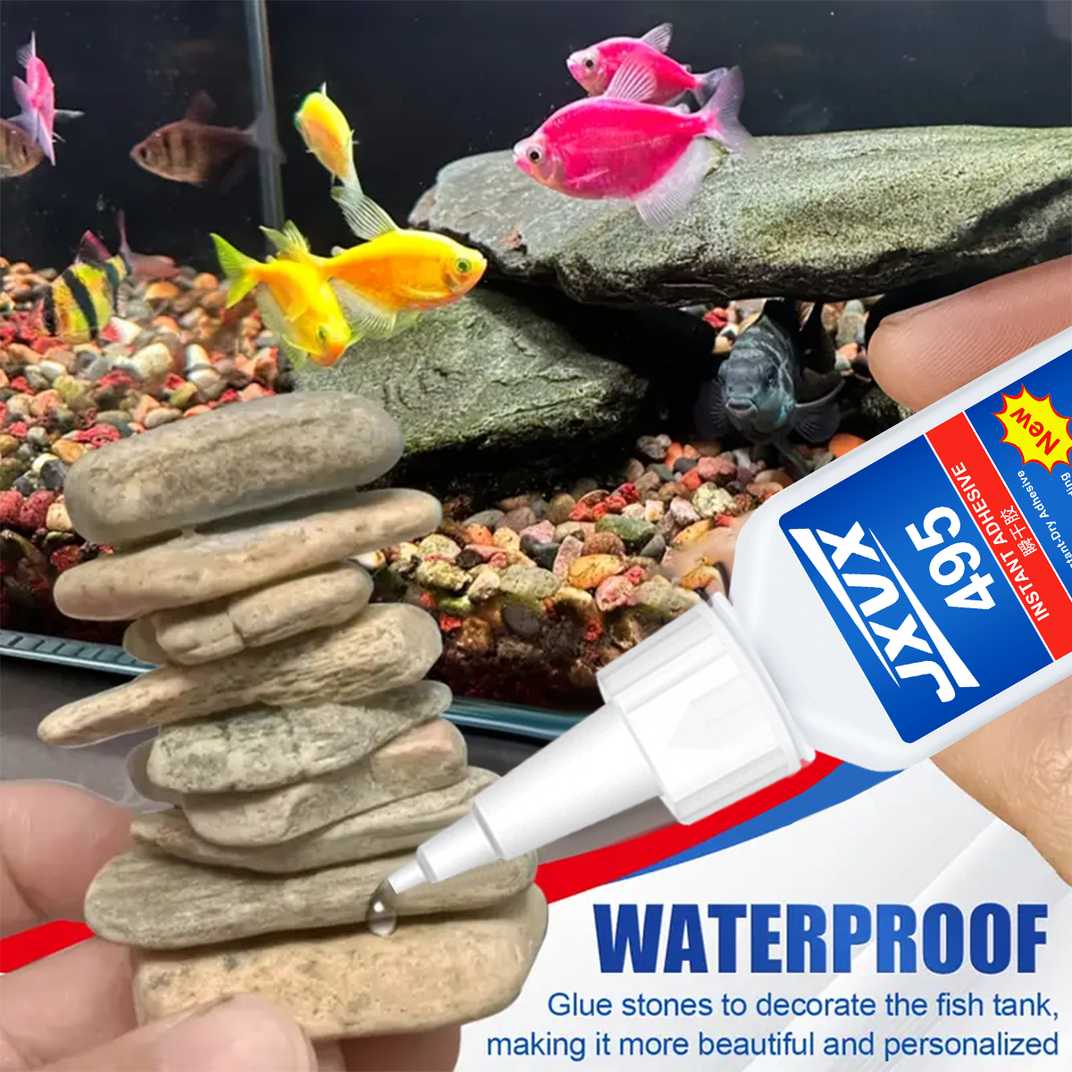 Fish Tank Multi-Purpose Thick  - Planted Aquarium With Driftwood incelemesi ve fiyatı