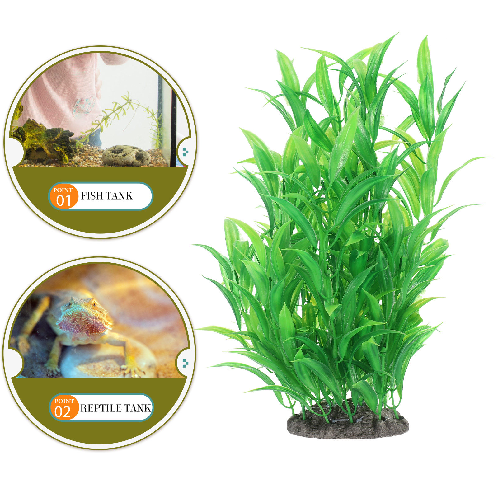Fish Tank Aquatic Plant Simula - Non Planted Aquarium Fish incelemesi ve fiyatı