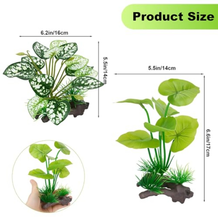 3-Pack Articial Aquarium Plant - Planted Aquarium Betta incelemesi ve fiyatı