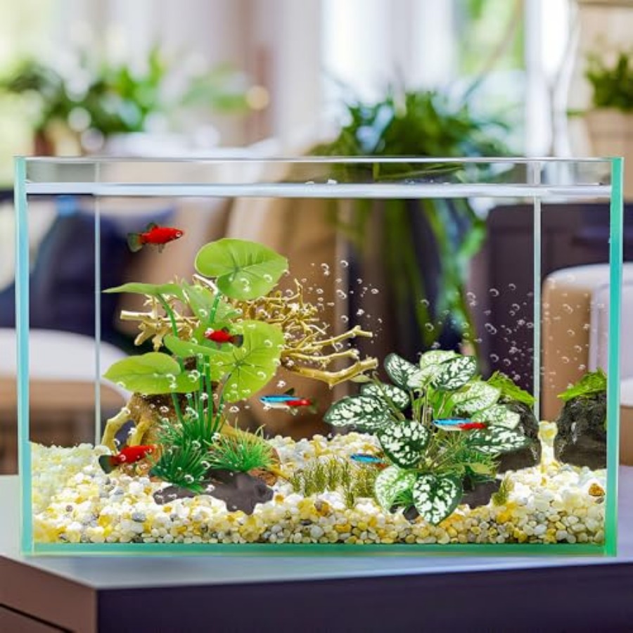 3-Pack Articial Aquarium Plant - Planted Aquarium Betta incelemesi ve fiyatı