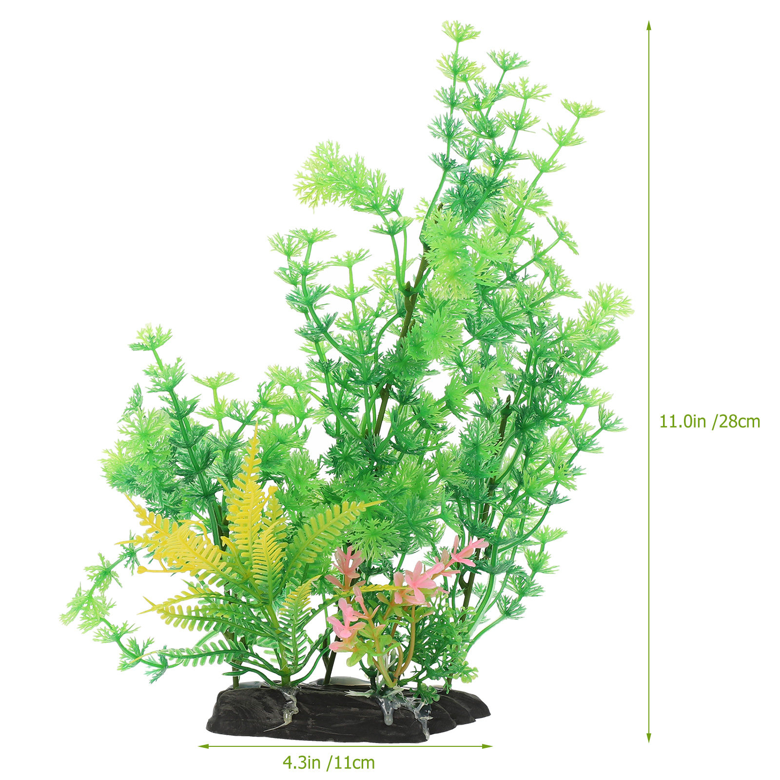 2Pcs Premium Artificial Aquati - Non Planted Aquarium Fish incelemesi ve fiyatı