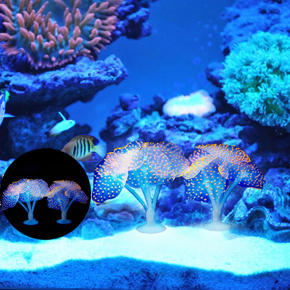 1Pcs Luminous Anemone Artifici - Aquarium Plant Grass incelemesi ve fiyatı