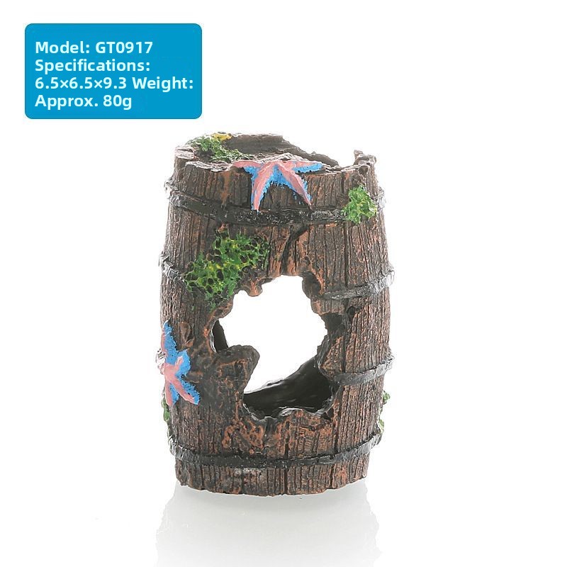 Antique Resin Fish Tank Decora - Planted Aquarium Betta incelemesi ve fiyatı