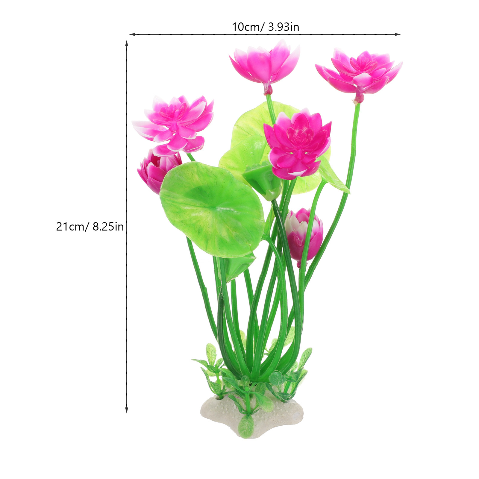 Fish Tank Lotus Flower Decor A - Non Planted Aquarium Fish incelemesi ve fiyatı