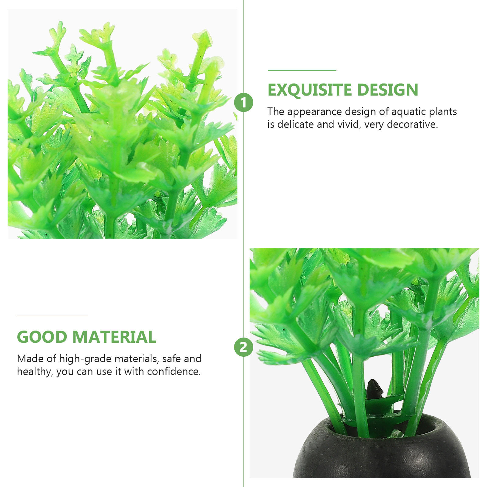 20Pcs Realistic Lifelike Plast - Non Planted Aquarium Fish incelemesi ve fiyatı