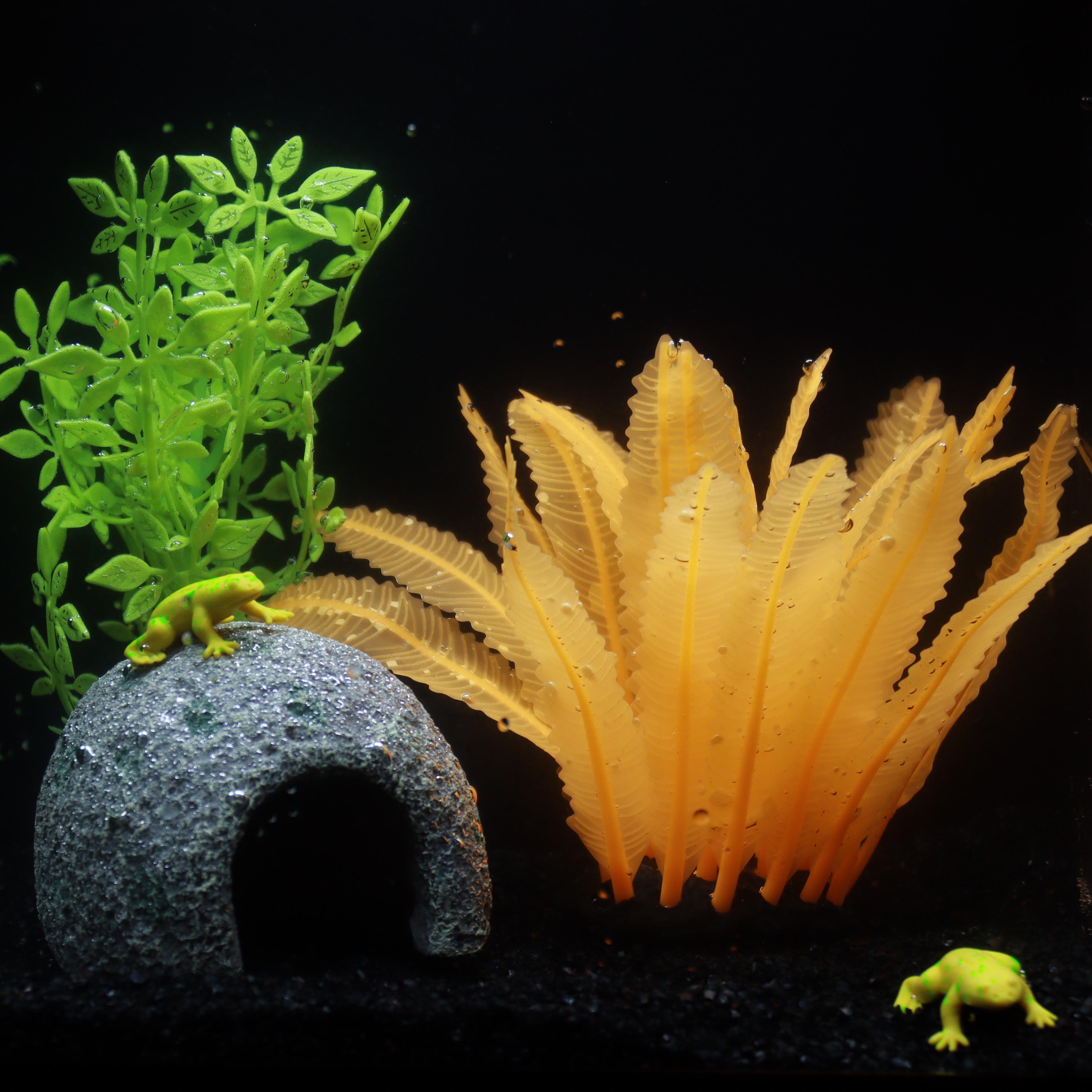 1 piece of silicone aquatic pl - Non Planted Aquarium Fish incelemesi ve fiyatı
