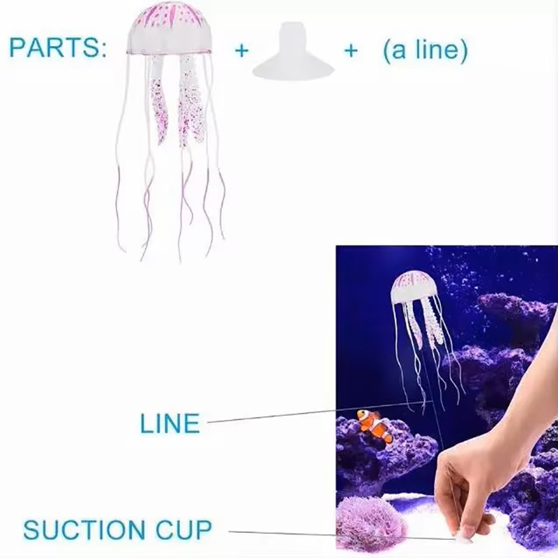 Artificial Swim Luminous Jelly - Aquarium Planted Tank Substrate incelemesi ve fiyatı