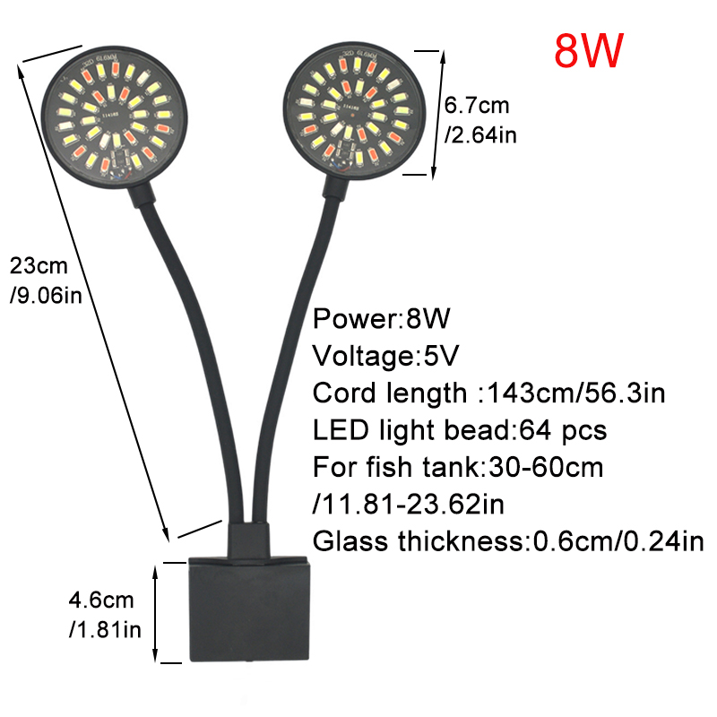 USB Aquarium LED Light Fish Ta - Led Planted Tank Light incelemesi ve fiyatı