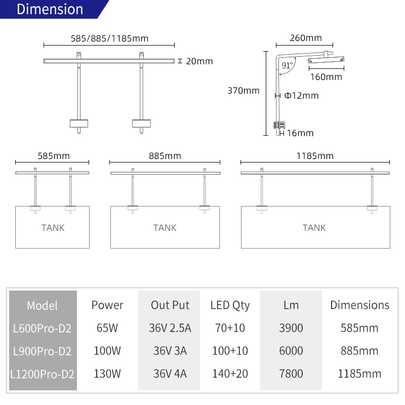 Week Aqua L Series LED Aquariu - Planted Aquarium Uv Light incelemesi ve fiyatı