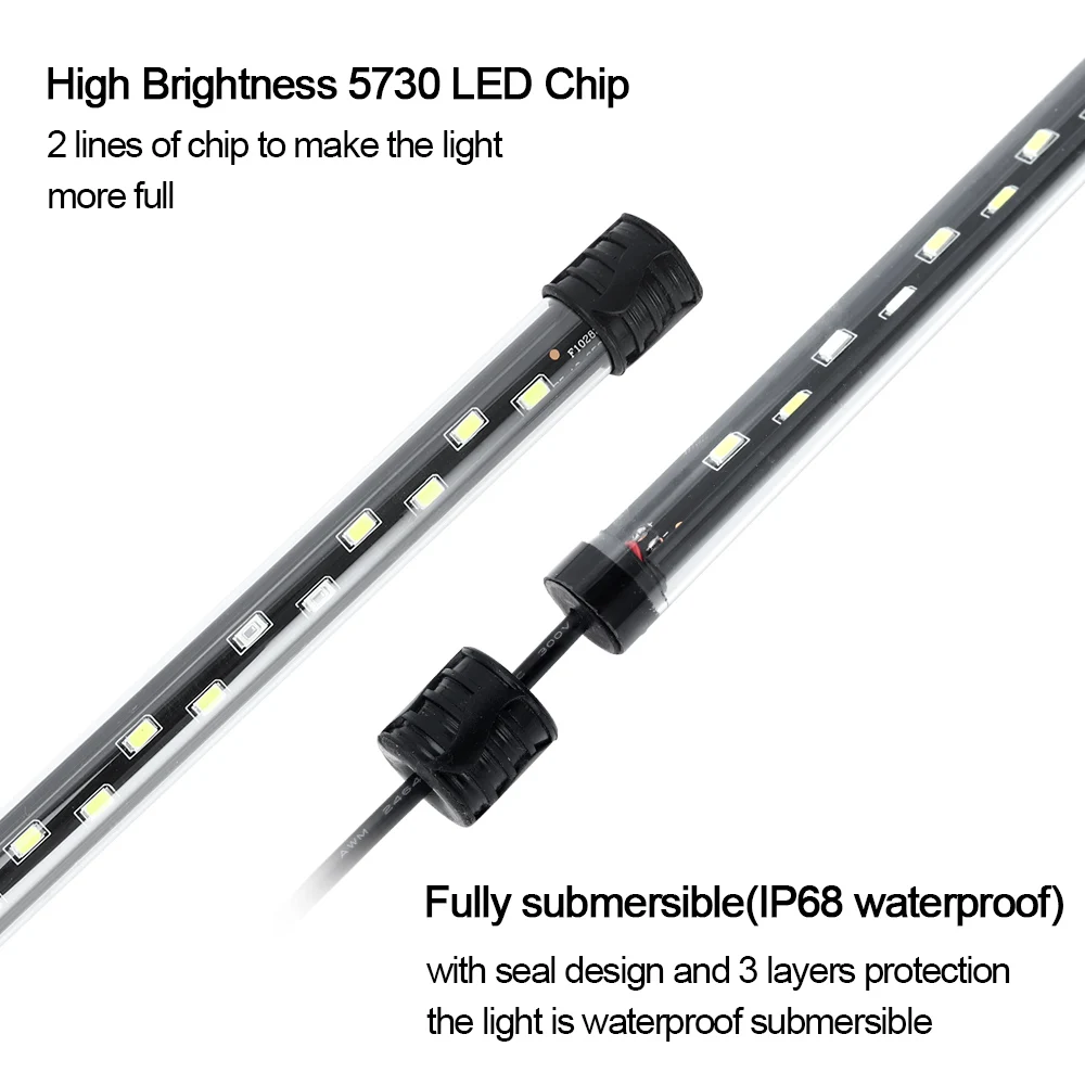 58CM  Aquarium Light LED Plant - Led Planted Tank Light incelemesi ve fiyatı