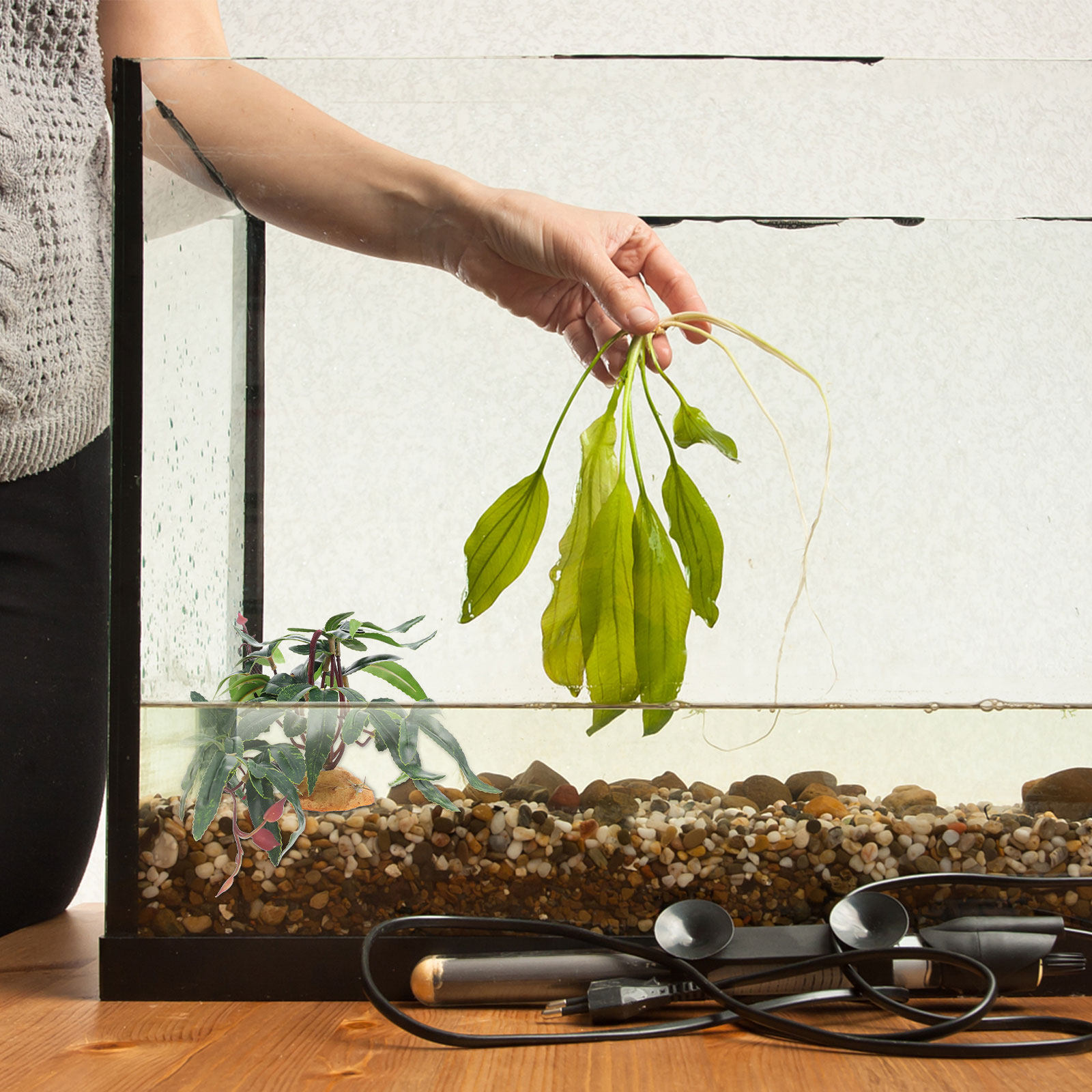 Premium Resin Plastic Simulate - Non Planted Aquarium Fish incelemesi ve fiyatı