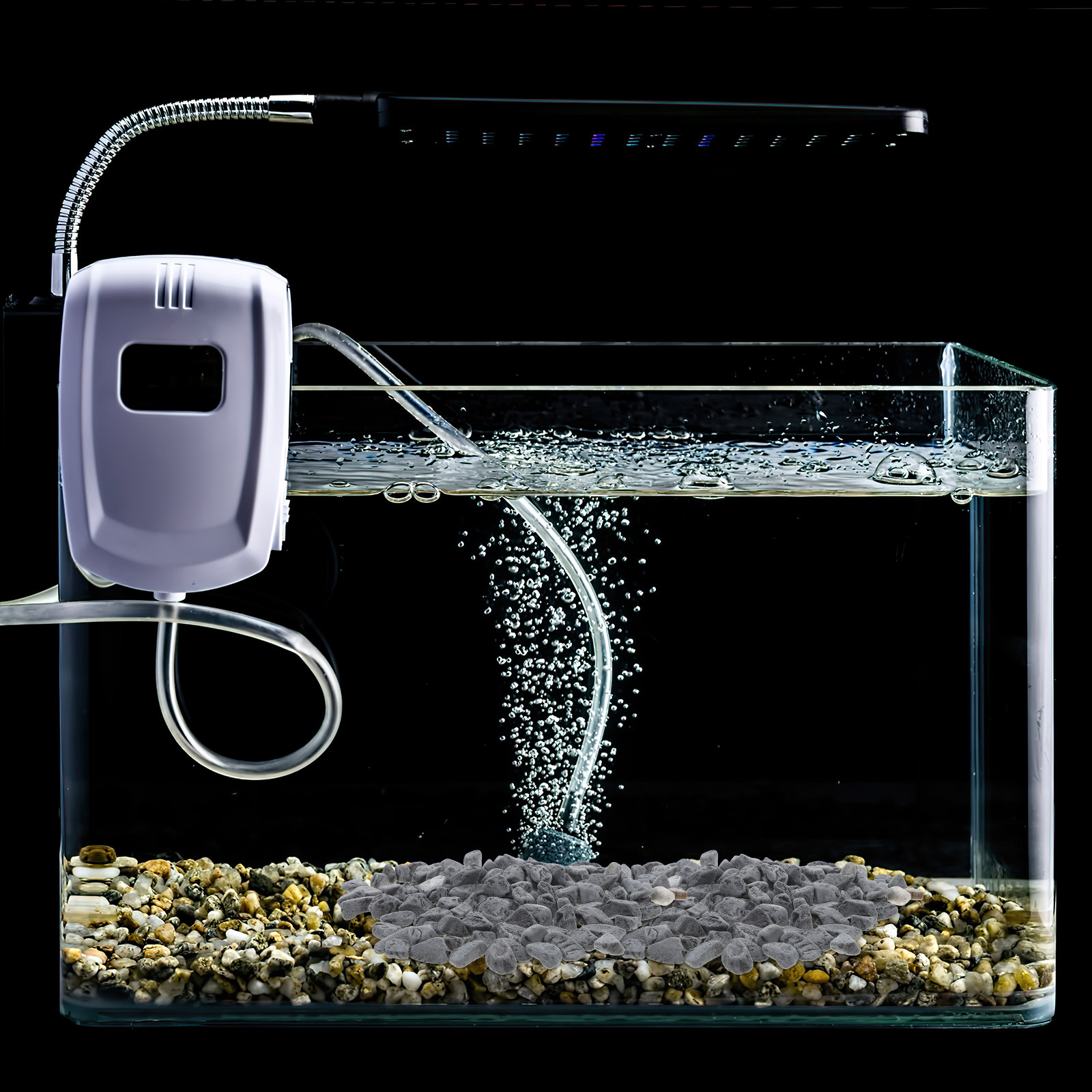 1Set Black Gravel for Aquarium - Aquarium Planted Tank Substrate incelemesi ve fiyatı