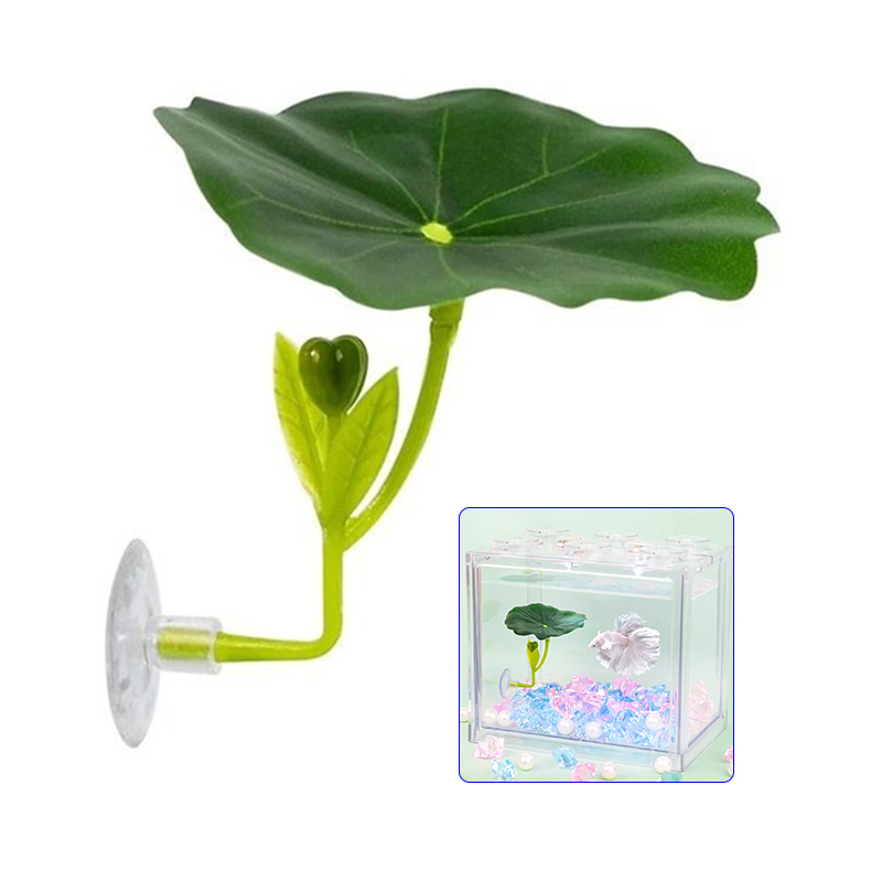1Pc Green Leaf Hammock For Bet - Planted Aquarium Betta incelemesi ve fiyatı