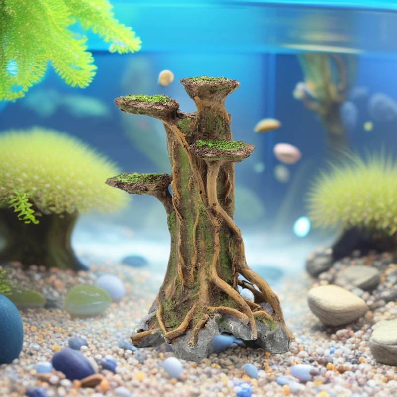 Artificial Brazilian Tree Drif - Planted Aquarium With Driftwood incelemesi ve fiyatı