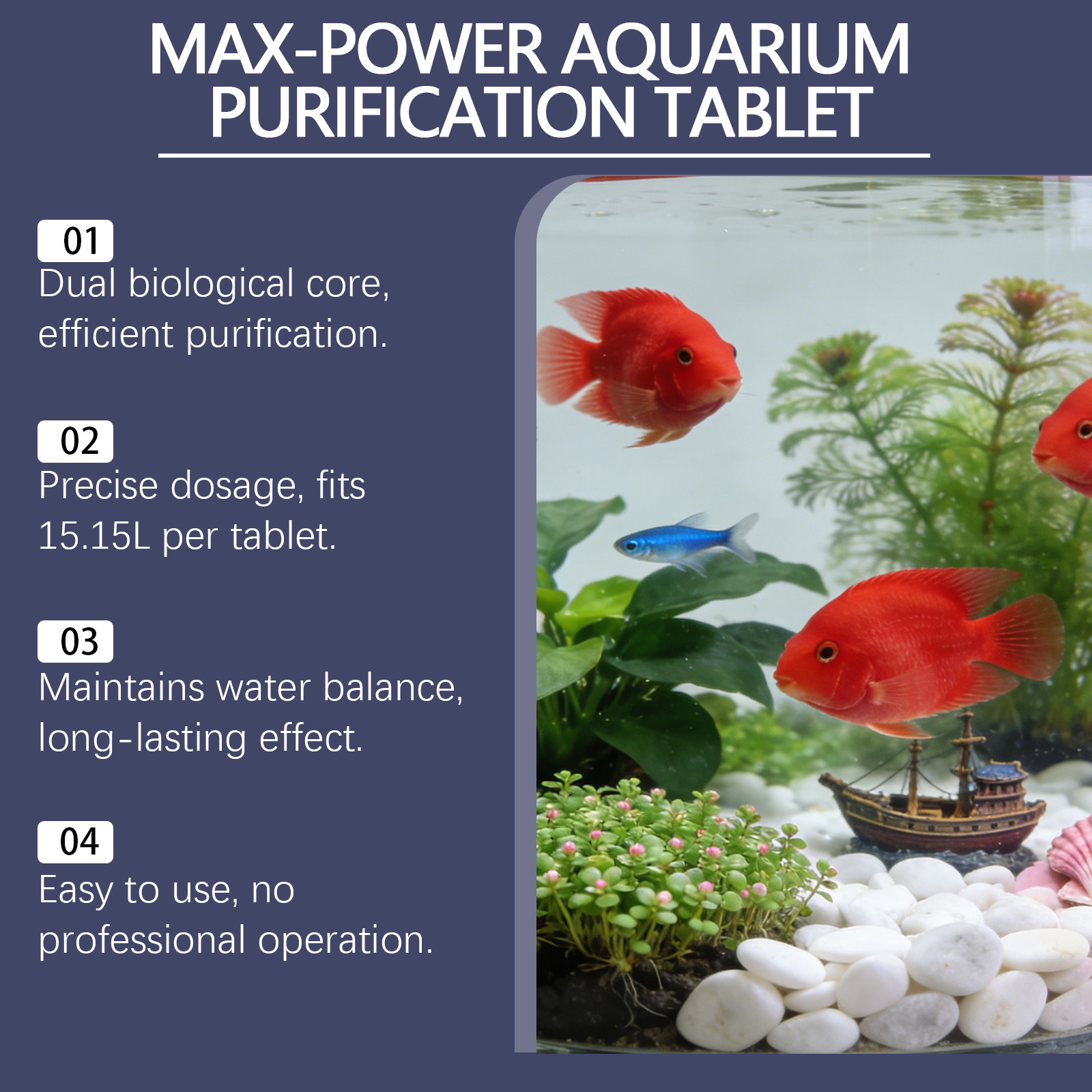 Algae Remover Tablets for Aqua - Planted Aquarium Algae Remover incelemesi ve fiyatı