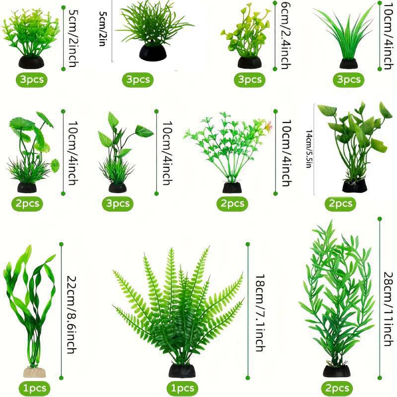 Aquarium Decor Set Artificial  - Aquarium Plant Grass incelemesi ve fiyatı