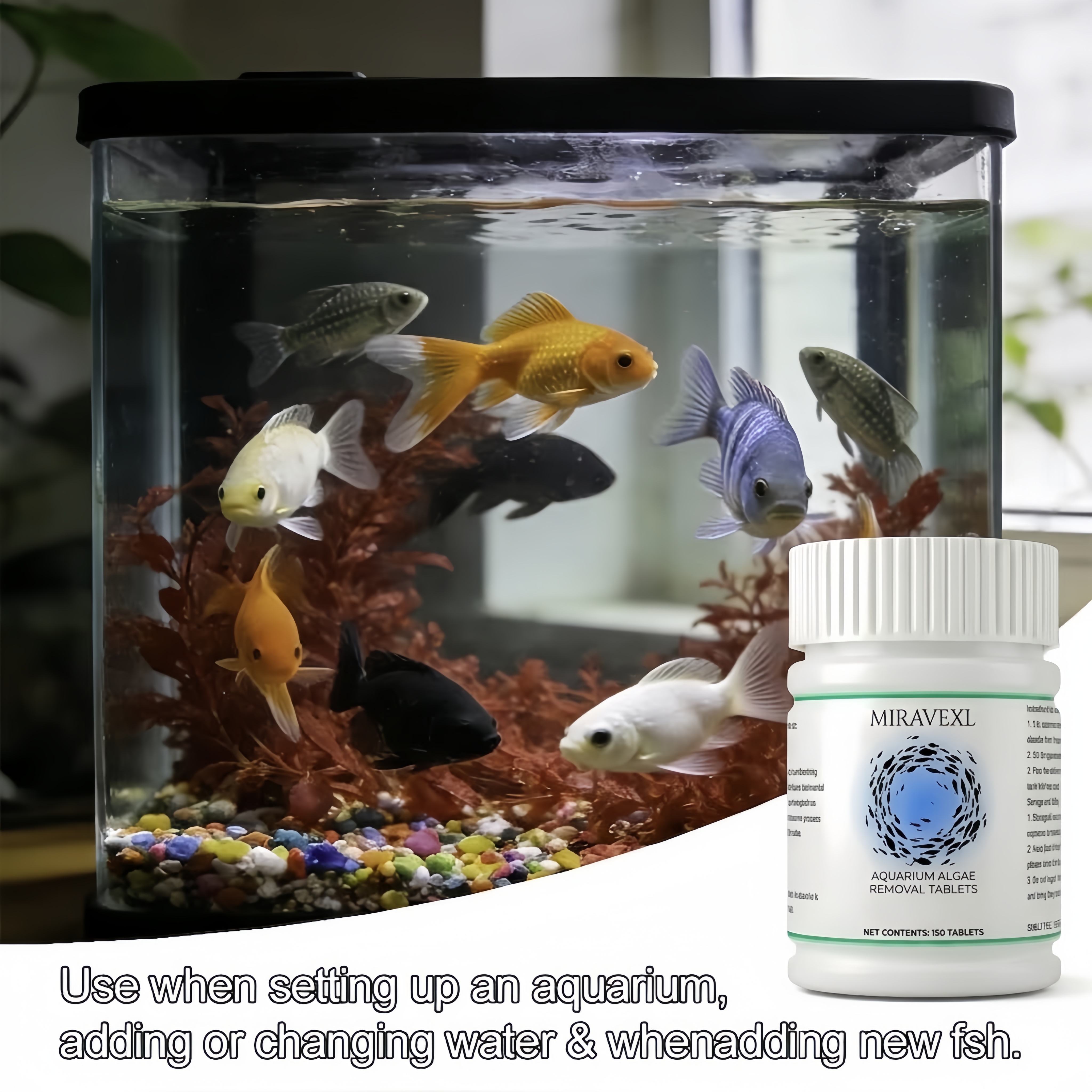 150 Ct Aquarium Algae Removal  - Planted Aquarium Algae Remover incelemesi ve fiyatı