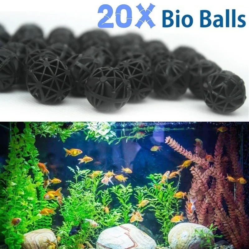 20Pcs 16mm Aquarium Filter Bio - Aquarium Planted Tank Fertilizer incelemesi ve fiyatı