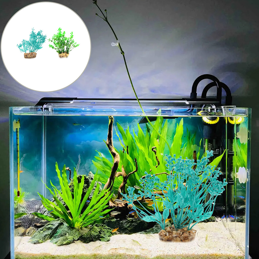 2Pcs Realistic Plastic Aquariu - Planted Aquarium Betta incelemesi ve fiyatı