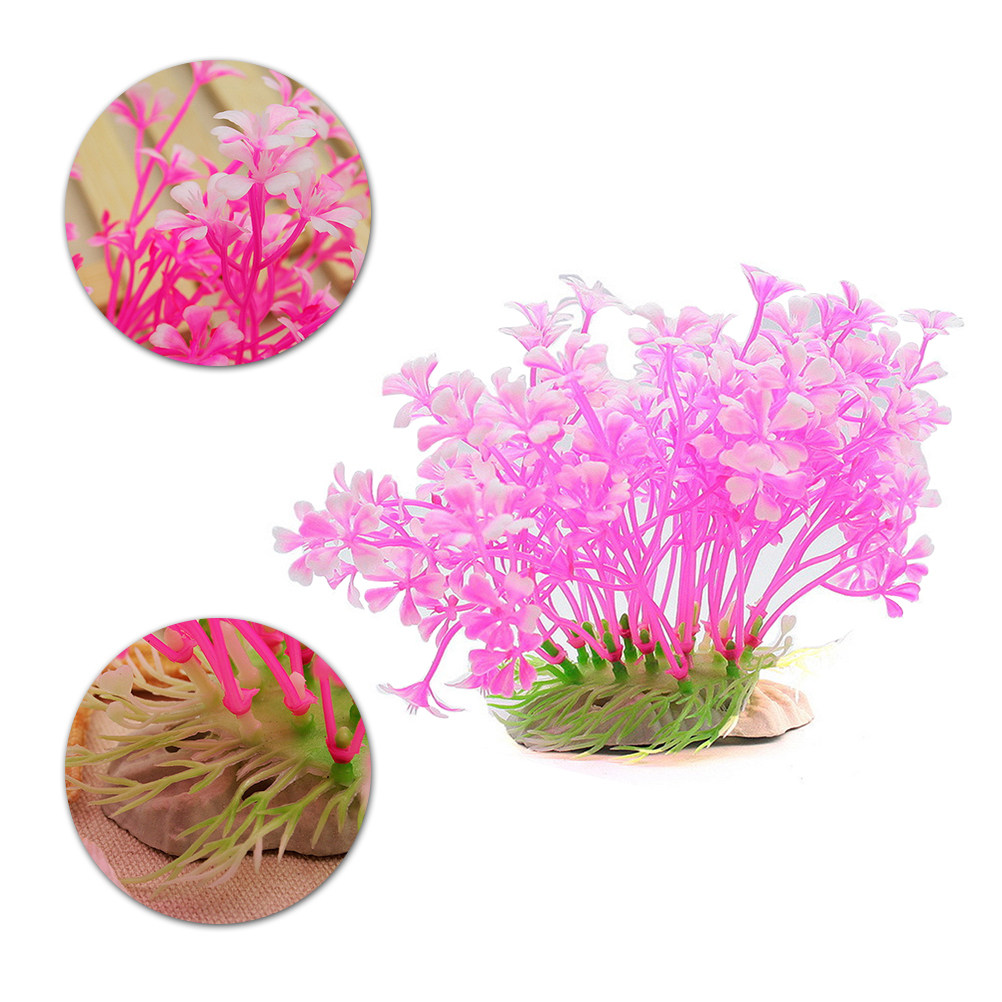 Pink Artificial Aquarium Plant - Non Planted Aquarium Fish incelemesi ve fiyatı
