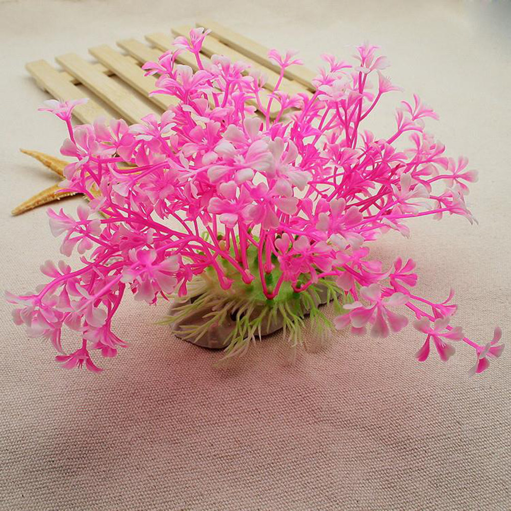 Pink Artificial Aquarium Plant - Non Planted Aquarium Fish incelemesi ve fiyatı